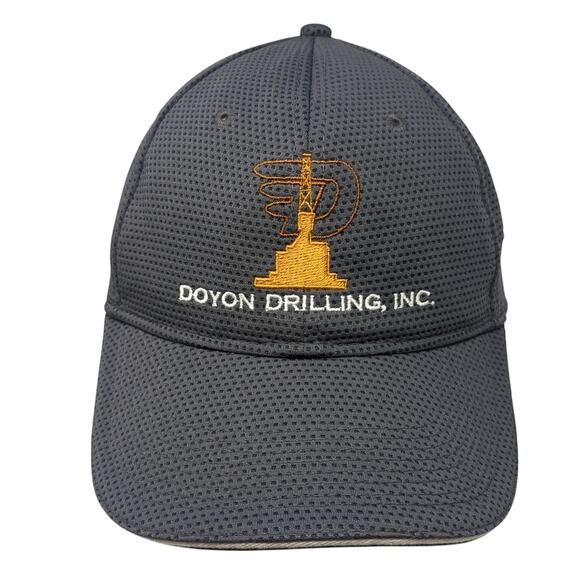 Doyon Drilling Inc. Strapback Baseball Cap Gray One Size Adjustable Fersten - Picture 1 of 10